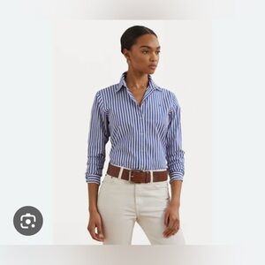 Ralph Lauren seersucker Button Down Shirt, size 1X